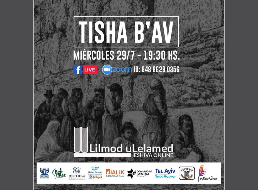Tisha BeAv – Horarios